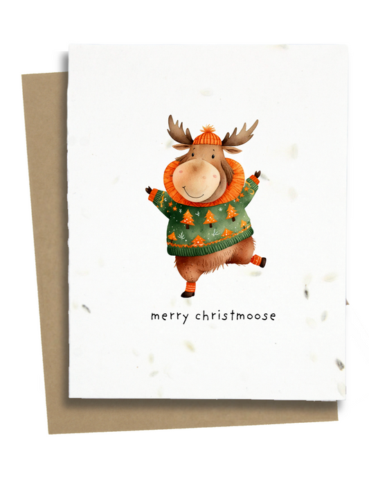 christmas moose card