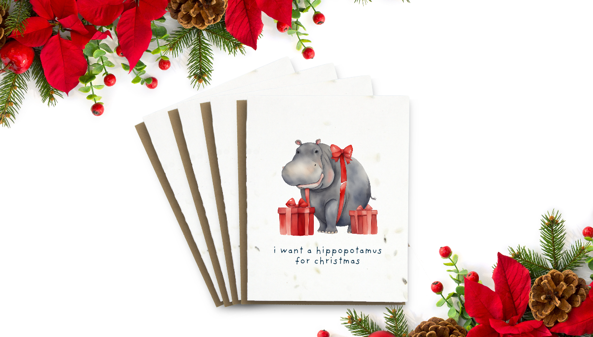 plantable Christmas cards