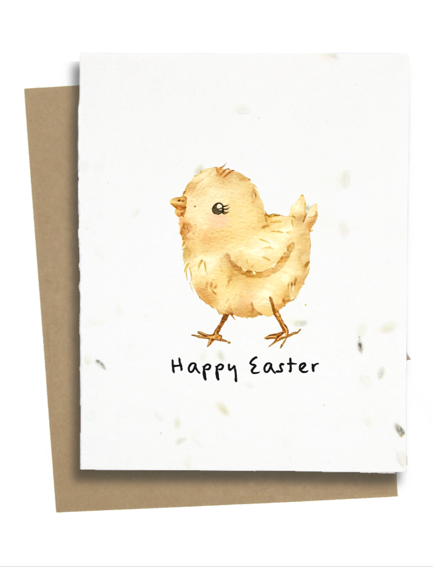 easter chick card