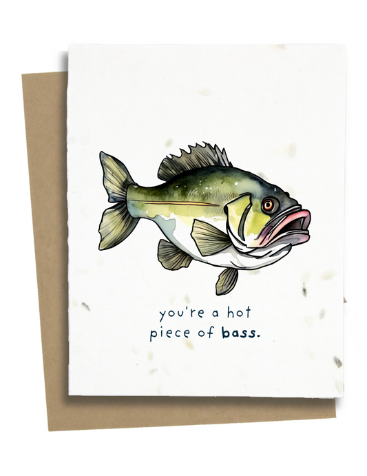 hot piece of bass card