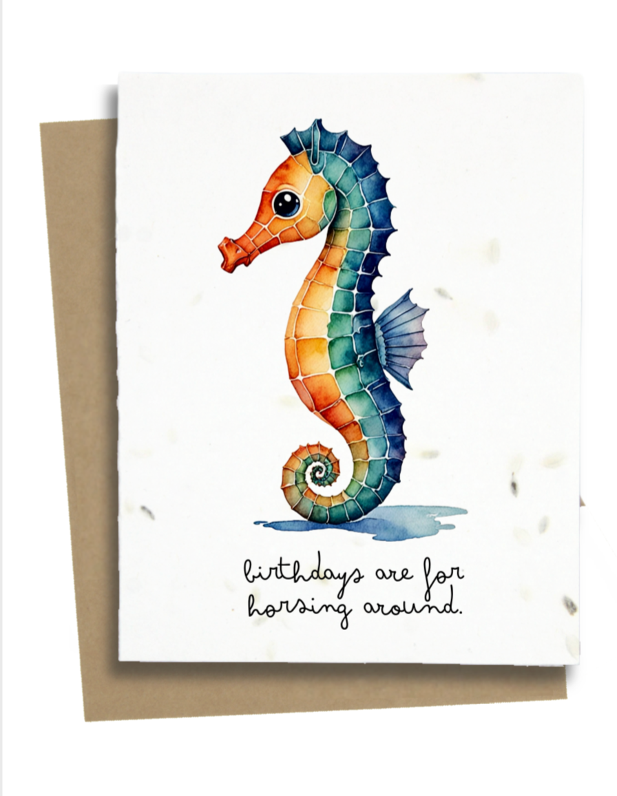ocean theme birthday card