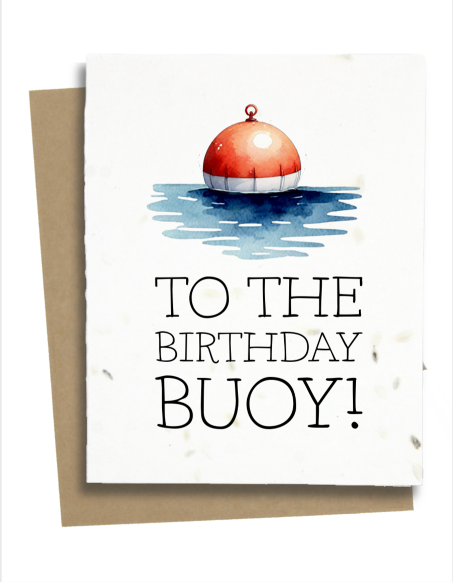 to the birthday buoy nautical birthday card