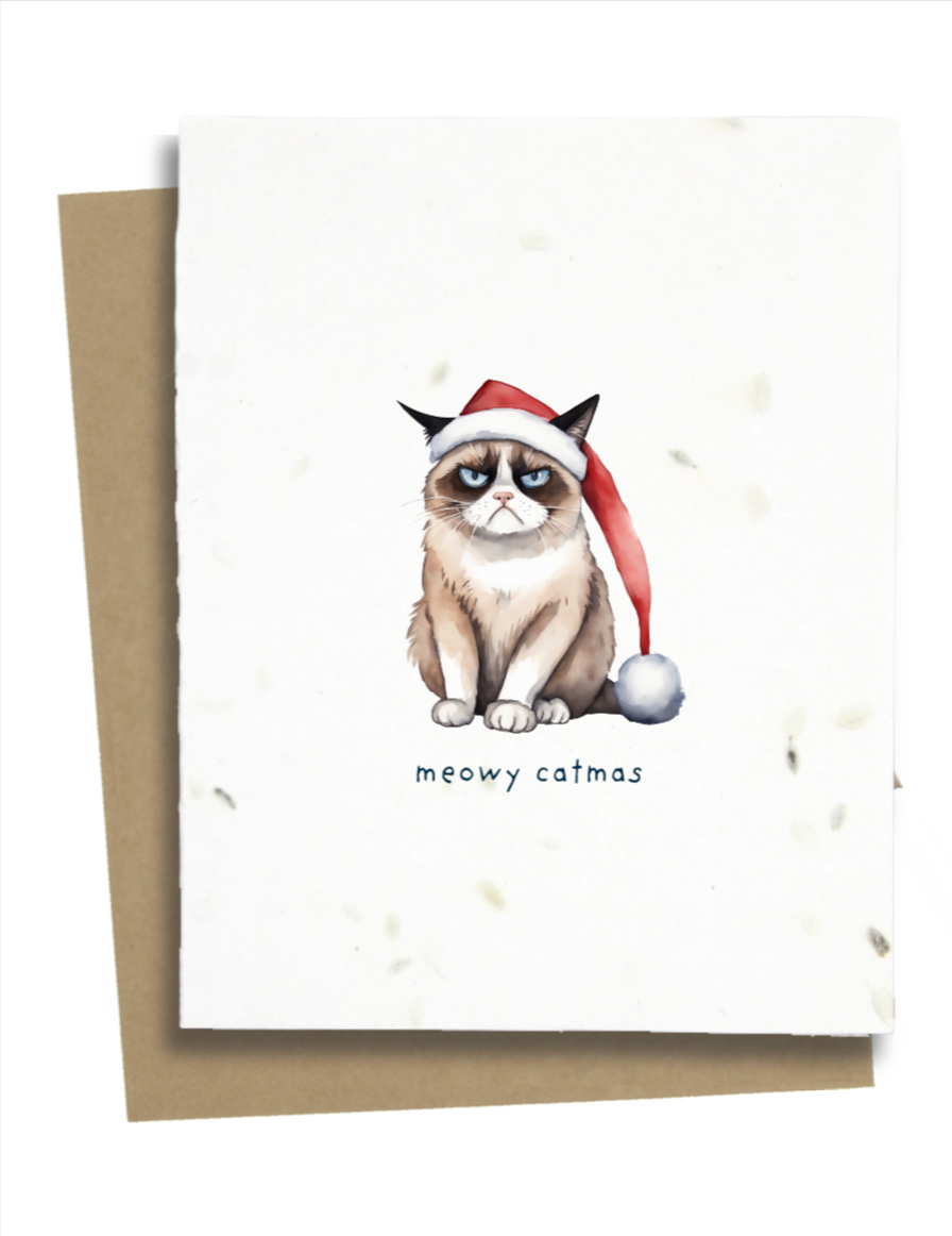 meowy christmas card