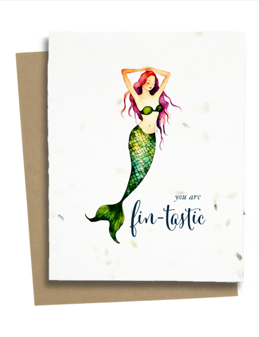 mermaid card