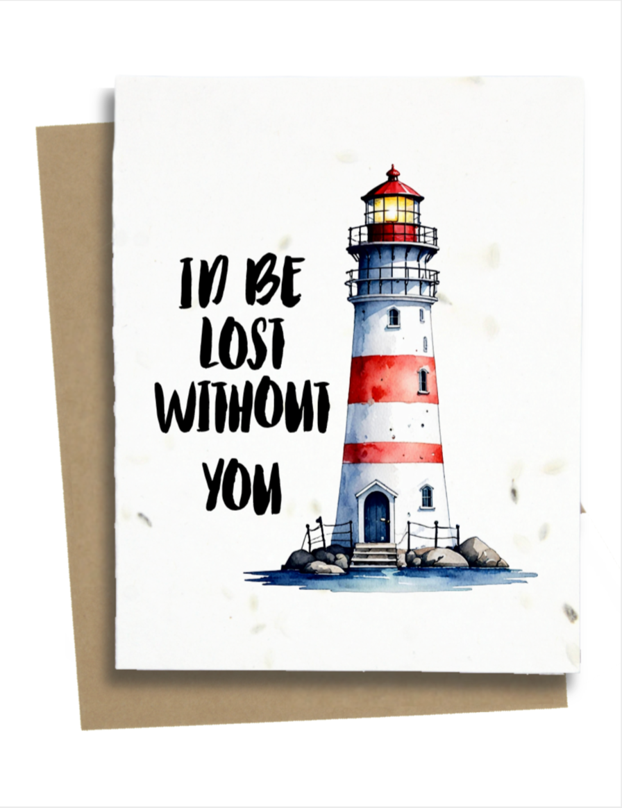 Cute Lighthouse Card