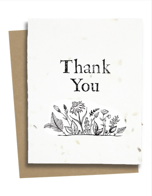 Flower Thank You Cards