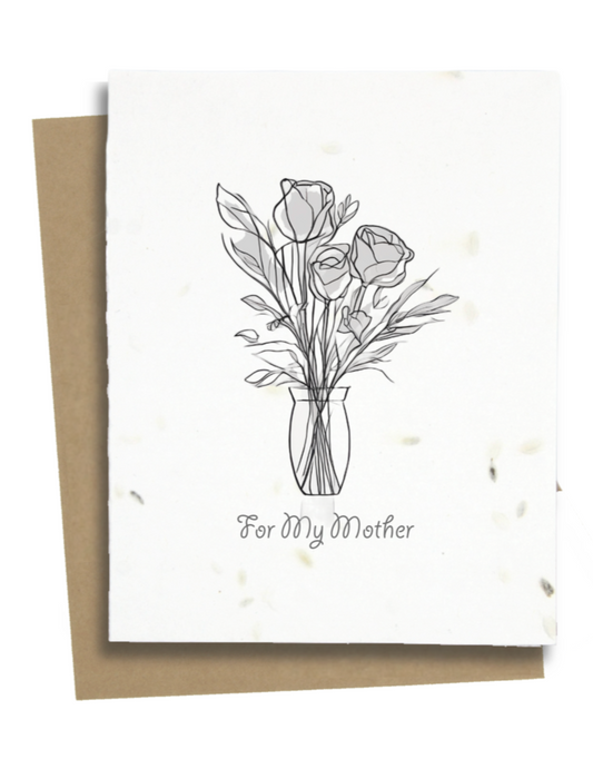 Mother's Day Flower Card