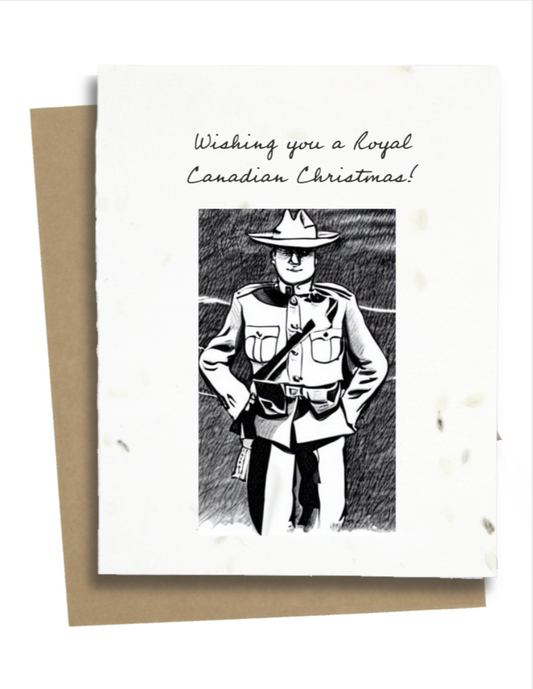 Mountie - Canadian Christmas Card