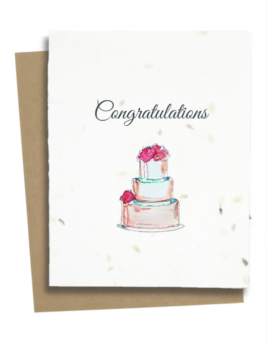 congratulations on your wedding card