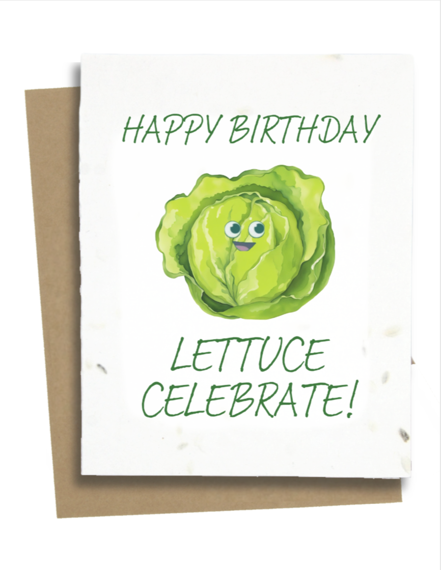 Lettuce Birthday Card