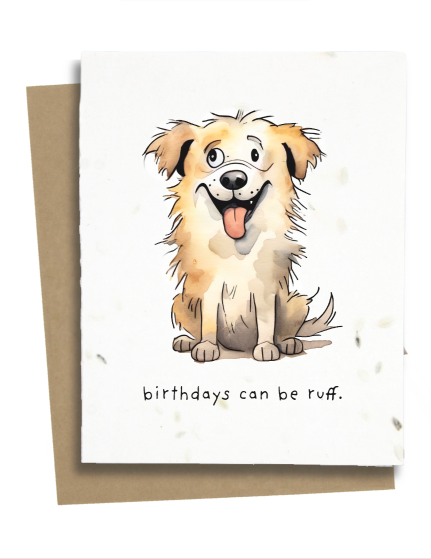 birthdays can be ruff card