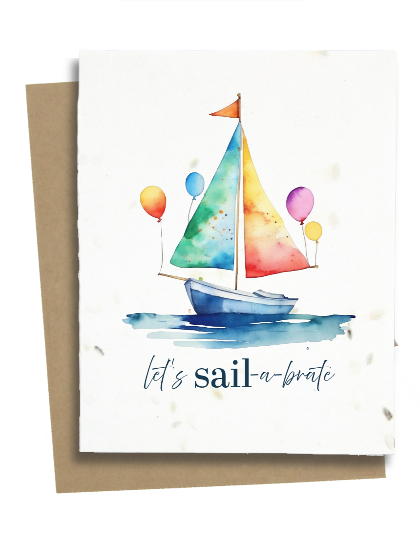 celebration sailing card