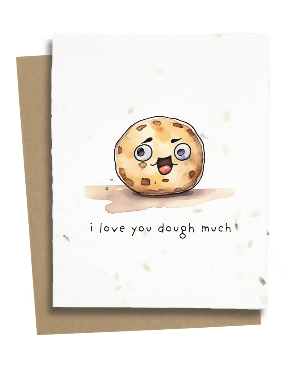 cookie dough i love you card