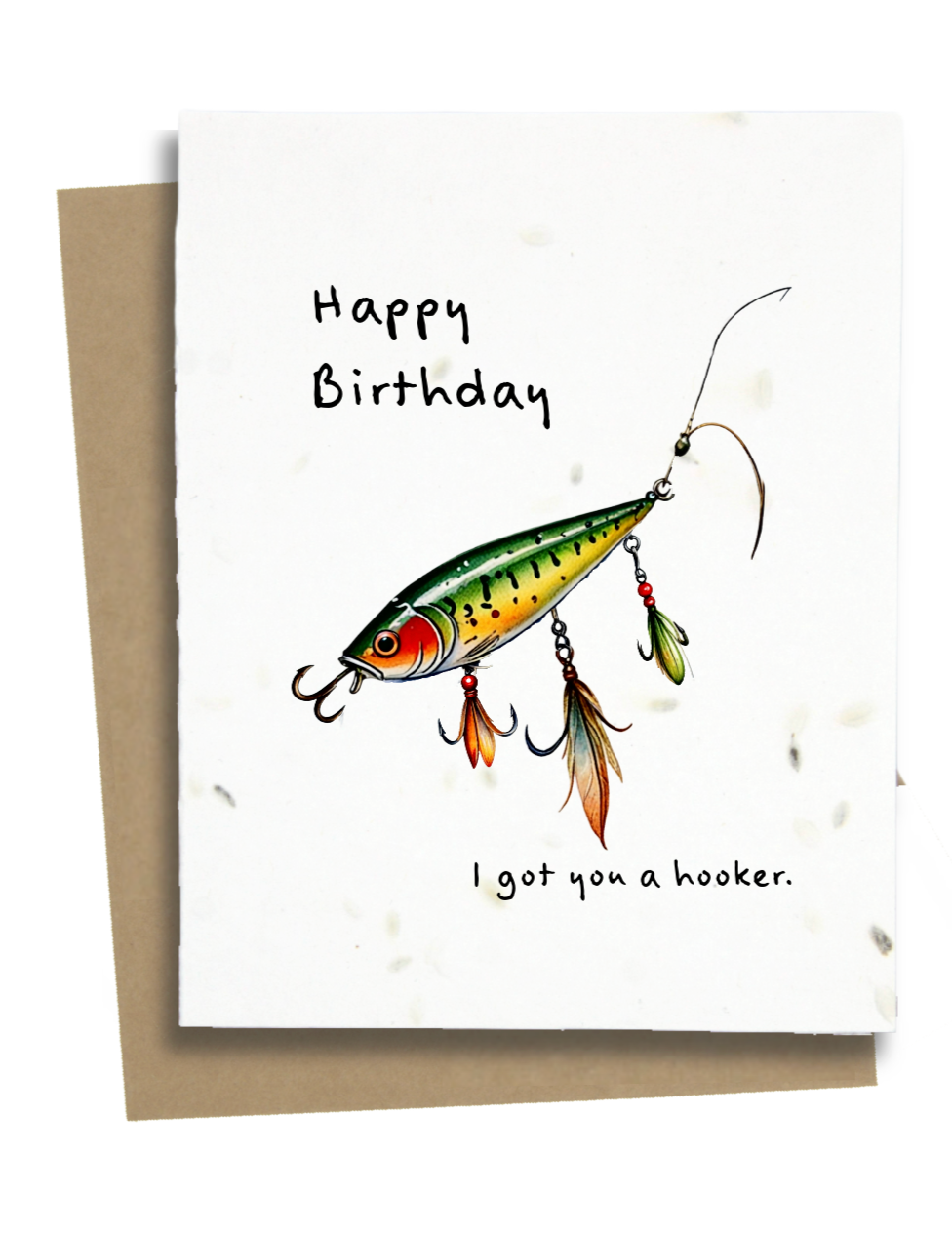 funny adult fisherman birthday card