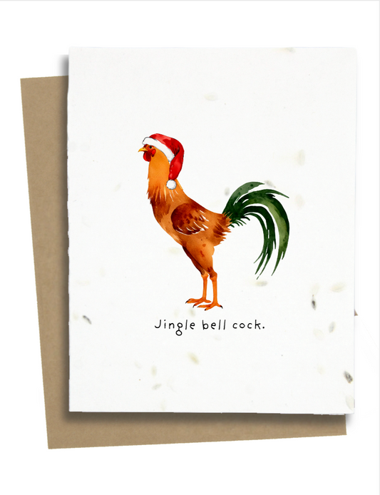 funny christmas rooster