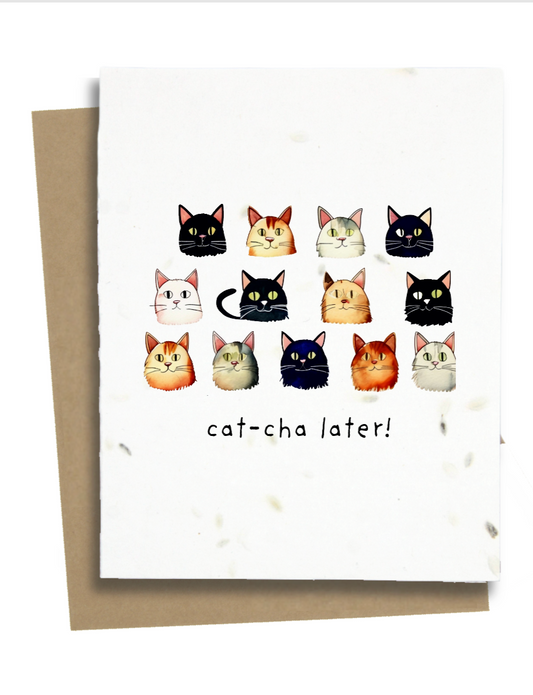going away retirement card for a cat person