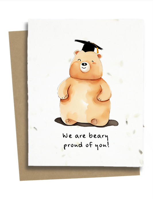 graduation bear card