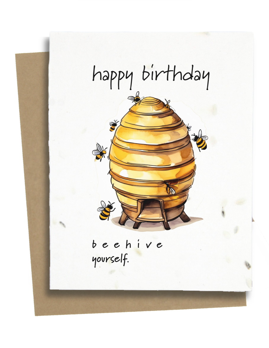 happy birthday card beehive yourself