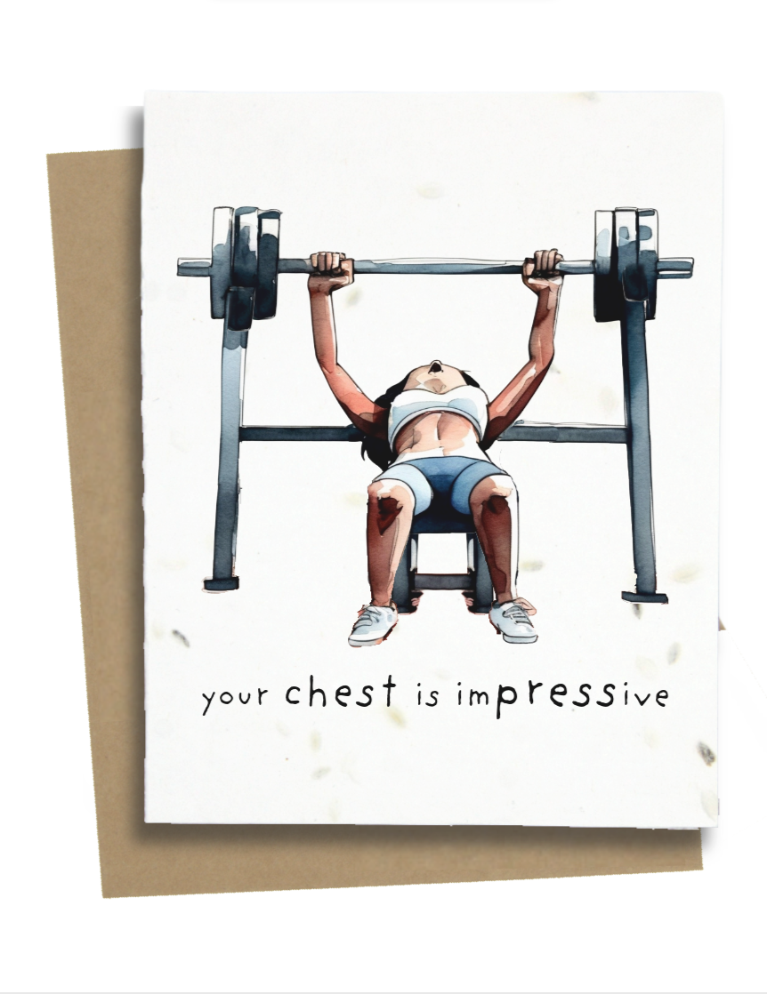 motivational fitness girl card