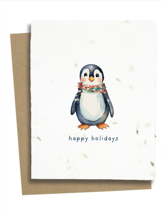 Penguin Christmas Card