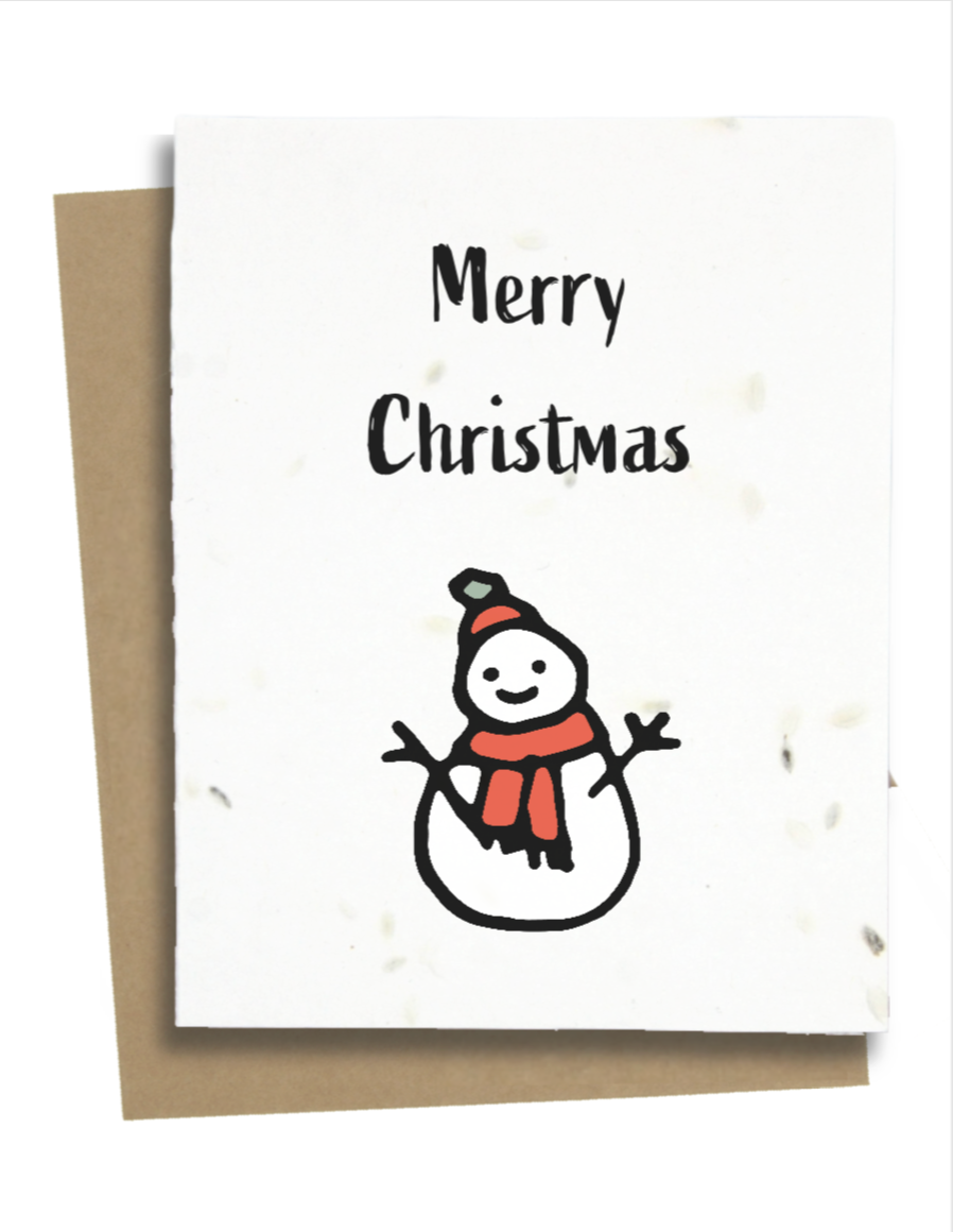 Snowman Christmas Card