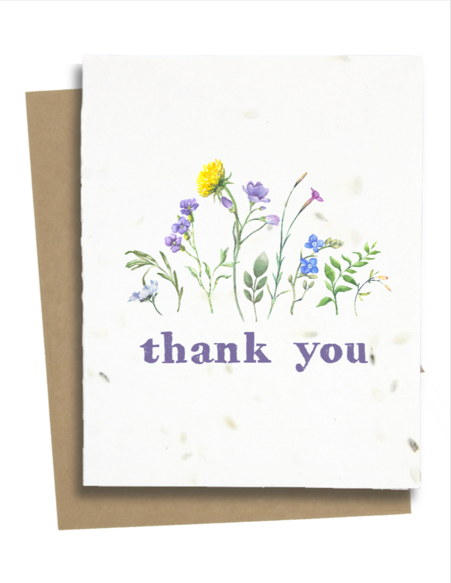 Eco Friendly Thank You Cards