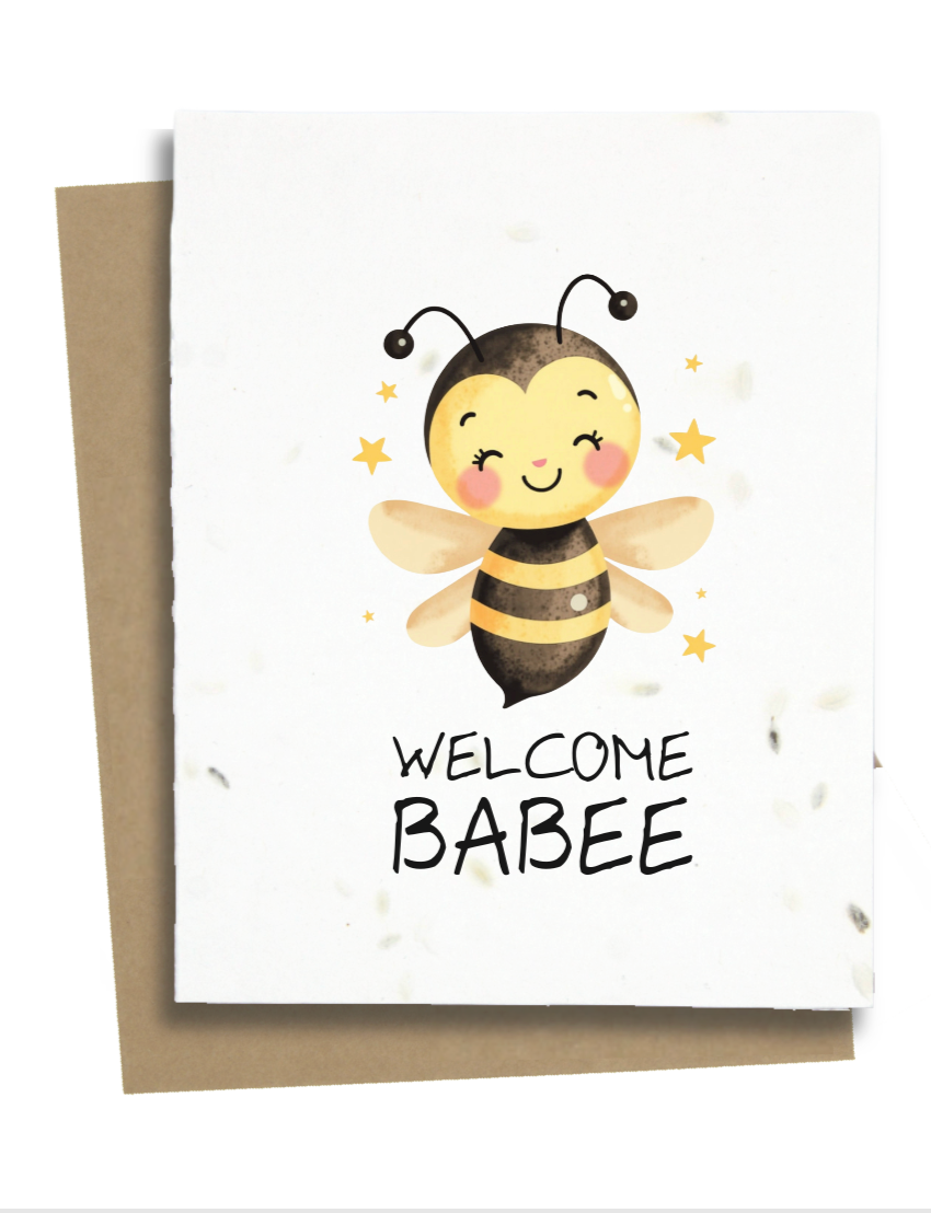 welcome new baby card