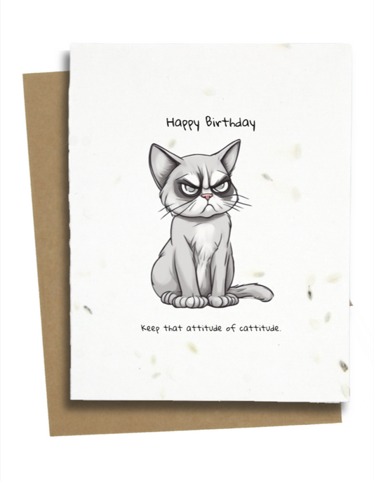 cat themed birthday cards