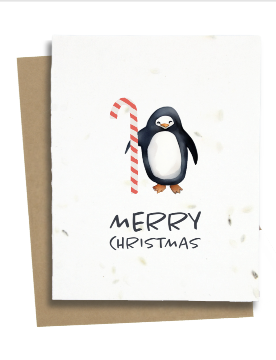 cute penguin christmas cards