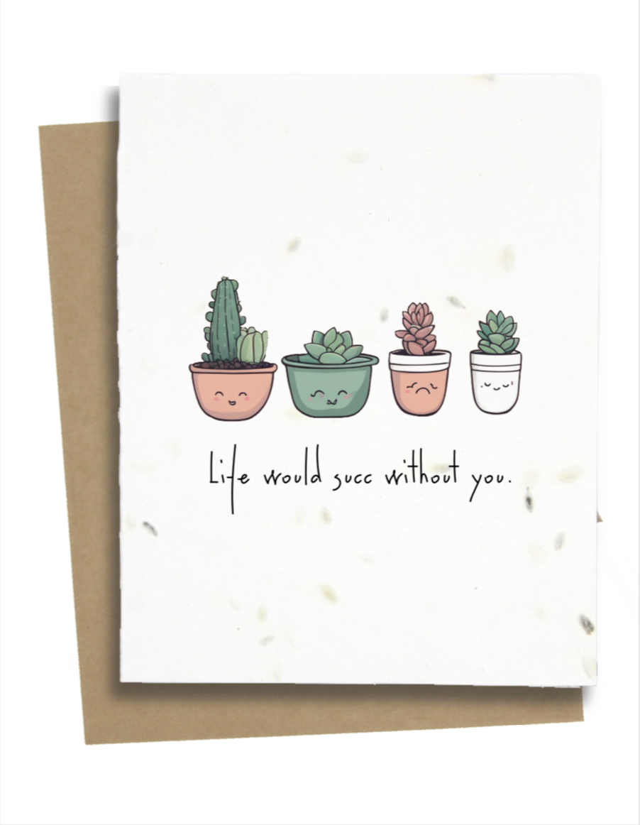 cute plant cards