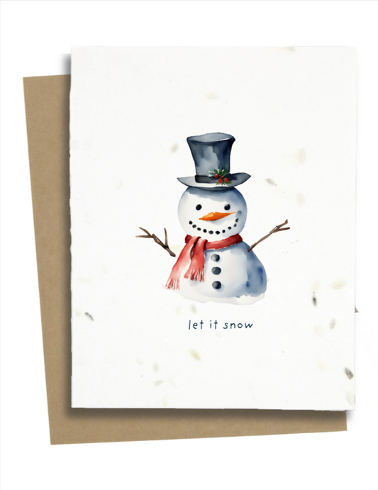 cute snowman christmas cards