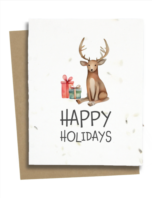 deer xmas cards