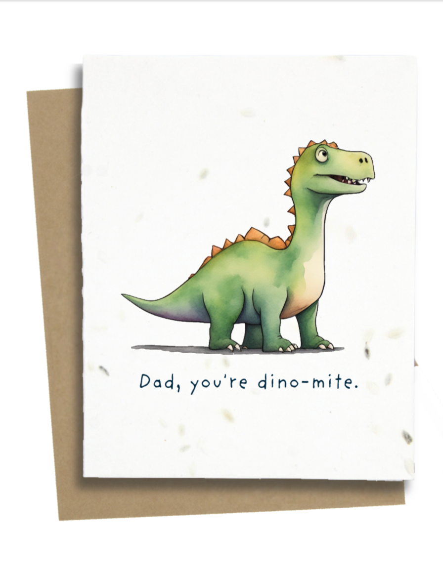dinosaur fathers day card