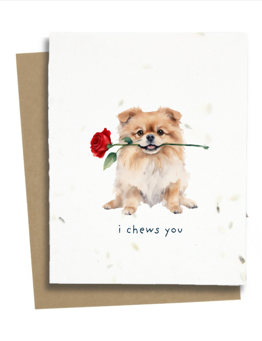 dog valentines day card