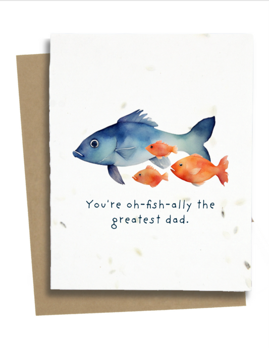 fish fathers day card