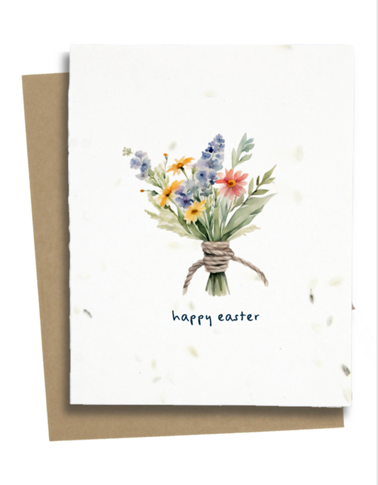 floral easter card