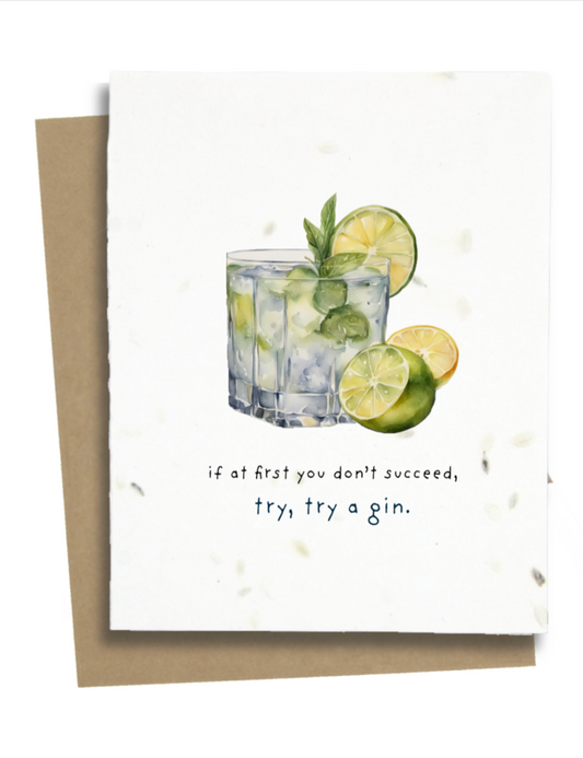 gin pun card