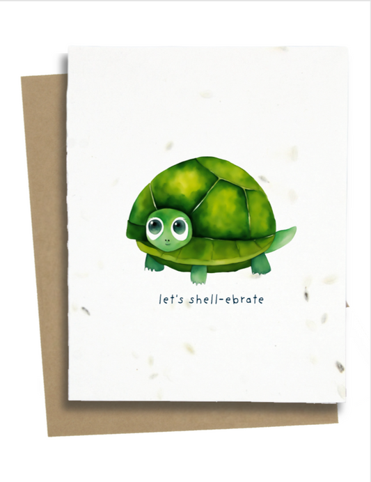 happy birthday turtle card