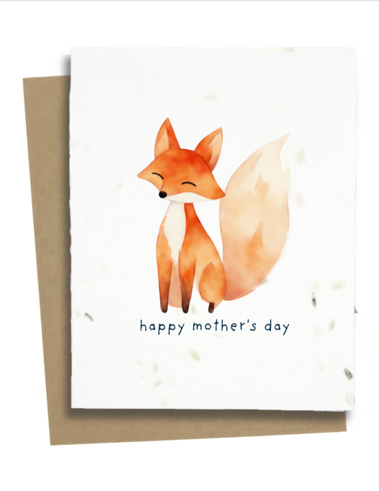 happy mothers day fox card