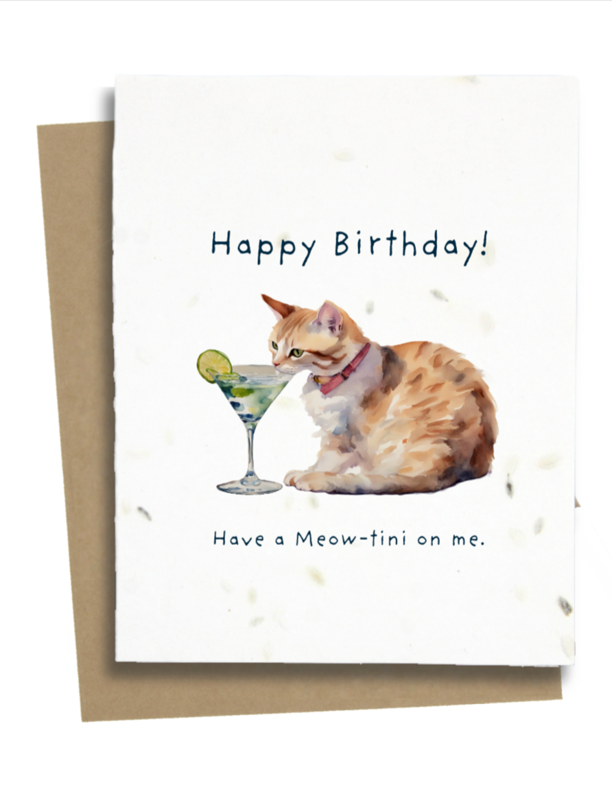 meow-tini card