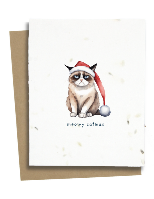 meowy christmas card