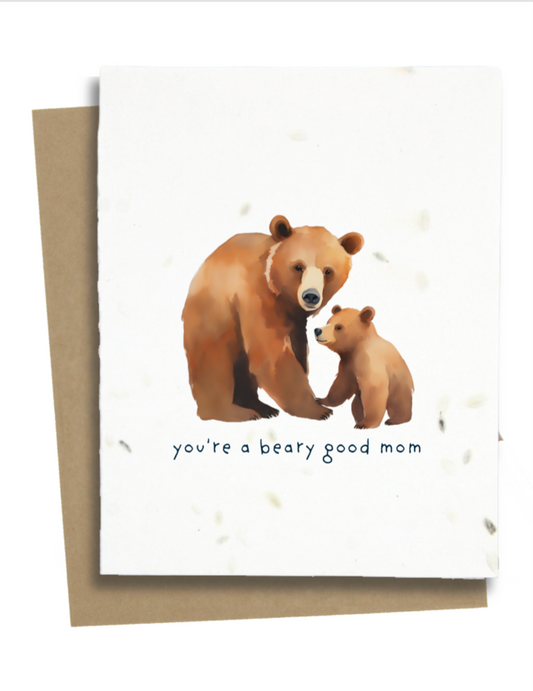 mother bear mothers day card