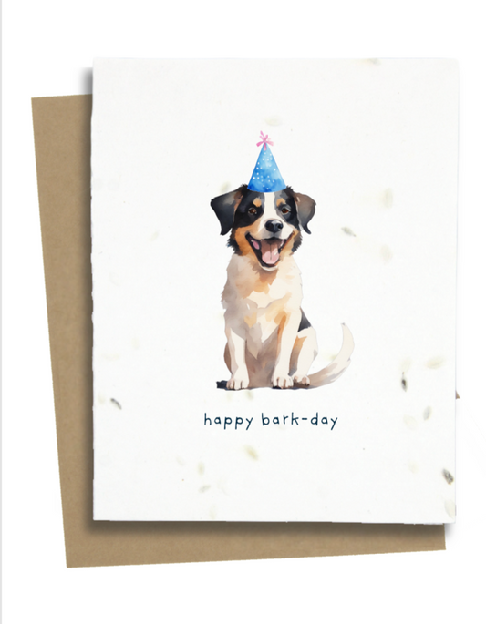 punny dog birthday card